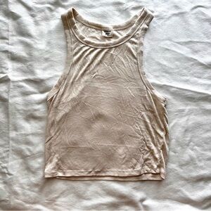 Aritzia Sunday Best Honor Crop Tank Top in Cream